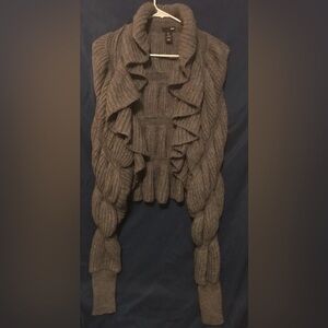 Chunky-Knit Bolero Cardigan
